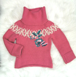 GIRL SIZE 2 YEARS - MEXX, Soft & Warm Knit Sweater EUC B54