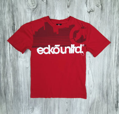 BOY SIZE SMALL (5/6 YEARS) - ECKO UNLIMITED, Graphic Cotton T-shirt EUC B49