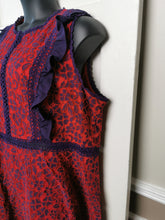 Load image into Gallery viewer, WOMENS PLUS SIZE 2X (18/20) - MYSTIC LOS ANGELES, Embroidered A-line Lace and Crothet Dress EUC B58