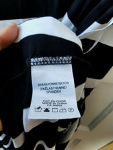 Load image into Gallery viewer, WOMENS PLUS SIZE 2X (18/20) - ADDITION ELLE, Black & White Flowy, Summer Tank Dress EUC B58