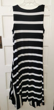 Load image into Gallery viewer, WOMENS PLUS SIZE 2X (18/20) - ADDITION ELLE, Black & White Flowy, Summer Tank Dress EUC B58
