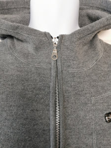 MENS SIZE LARGE - LULULEMON, Heavy Knit Hoodie Sweater, Zippered EUC B58