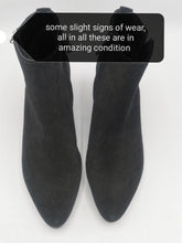 Load image into Gallery viewer, WOMENS SIZE 9M - ARTICA, Black Suede, Fleece Lined Ankle Rain / Winter Boots EUC B59