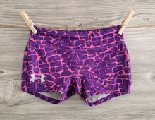 Load image into Gallery viewer, GIRL SIZE SMALL (7/8 YEARS) - UNDER ARMOUR, Fitted Athletic Shorts EUC B35