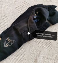 Load image into Gallery viewer, BABY BOY SIZE 6 MONTHS - PETIT LEM, Designer Fashion, Navy Blue Soft Blazer Jacket GUC B30