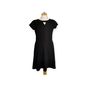 GIRL SIZE LARGE (10/12 YEARS) - CHILDREN'S PLACE, Soft Black Casual Dress EUC B37