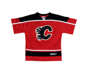 UNISEX SIZE 6X - Calgary Flames Jersey EUC B40