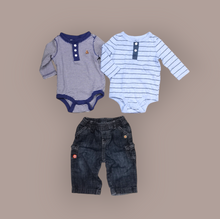 Load image into Gallery viewer, BABY BOY SIZE 3/6 MONTHS - JOE FRESH &amp; Baby GAP, 3 Piece Mix N Match Outfit EUC B6