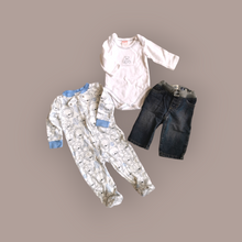 Load image into Gallery viewer, BABY BOY SIZE 6/9 MONTHS - KOALABABY & CHILDREN'S PLACE, 3 Piece Mix N Match Fall Outfit EUC / NWOT B14