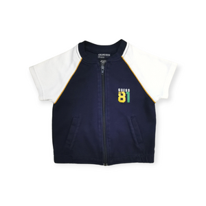 BOY SIZE 2 YEARS - GUESS, Zippered Athletic Top VGUC B49