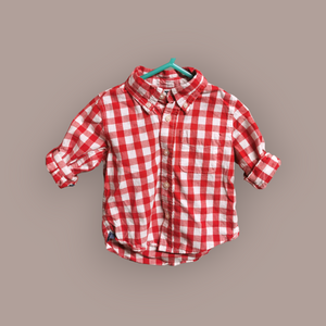 BABY BOY SIZE 12/18 MONTHS - Baby GAP, Dress Shirt EUC B50