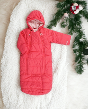 Load image into Gallery viewer, BABY GIRL SIZE 6/9 MONTHS - MEXX Baby, Warm Bunting Snowsuit with Car Seat Access EUC B11