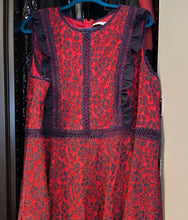 Load image into Gallery viewer, WOMENS PLUS SIZE 2X (18/20) - MYSTIC LOS ANGELES, Embroidered A-line Lace and Crothet Dress EUC B58