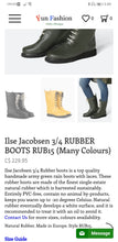 Load image into Gallery viewer, WOMENS SIZE 38 (7.5 to 8.5) - ILSE JACOBSEN, 3/4 Rubber, Fleece Lined Rain / Winter Boots NWT B53