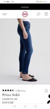 Load image into Gallery viewer, WOMENS SIZE 30R
- AG ADRIANO GOLDSCHMIED, Designer Fashion, The Stilt Cigarette Jeans EUC B58