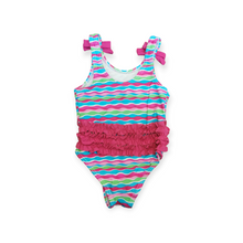 Load image into Gallery viewer, BABY GIRL SIZE 6/12 MONTHS - GEORGE, One-piece, Ruffled Swimsuit EUC B48