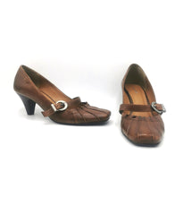 Load image into Gallery viewer, WOMENS SIZE 7.5 US (38) - SPRING, Mary Jane Heeled Shoes VGUC B60