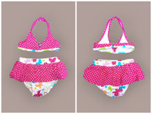 Load image into Gallery viewer, BABY GIRL SIZE 6/12 MONTHS - SPORTEK, 2-piece, Bikini Swimsuit EUC B48
