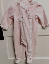 Load image into Gallery viewer, BABY GIRL 6 MONTHS LITTLE ME WARM ONESIE / SLEEPER EUC - Faith and Love Thrift