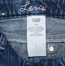 Load image into Gallery viewer, GIRL SIZE 7 LEVIS BERMUDA STYLE SHORTS VGUC - Faith and Love Thrift