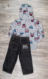 BOY SIZE 2 YEARS MIX N MATCH FALL OUTFIT NWT / EUC - Faith and Love Thrift