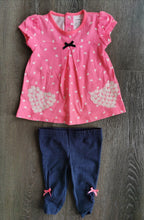 Load image into Gallery viewer, BABY GIRL 6-12 MONTHS GEORGE MATCHING SET NWOT - Faith and Love Thrift