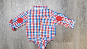 BABY BOY SIZE 6-12 MONTHS ANDY & EVAN DRESS ONESIE - CLEARANCE - Faith and Love Thrift