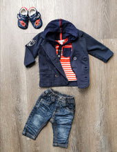 Load image into Gallery viewer, BOY SIZE 6 MONTHS PETIT LEM COTTON CASUAL BLAZER EUC - Faith and Love Thrift