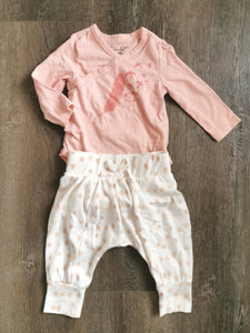 BABY GIRL 3/6 MONTHS JESSICA SIMPSON MATCHING OUTFIT VGUC - Faith and Love Thrift