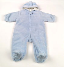 Load image into Gallery viewer, BABY BOY SIZE 6-9 MONTHS CHILDRENS PLACE PLUSH BUNTING ONESIE EUC - Faith and Love Thrift