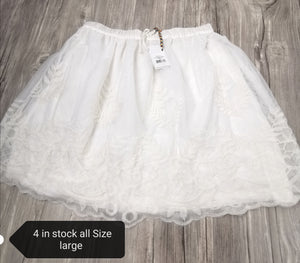 GIRL SIZE LARGE (12) DEX LACE SKIRT NWT - Faith and Love Thrift