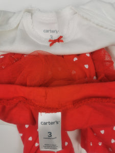 BABY GIRL SIZE 3 MONTHS CARTERS 2-PIECE MATCHING OUTFIT VGUC - Faith and Love Thrift