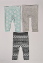 Load image into Gallery viewer, BABY GIRL SIZE 3-6 MONTHS GEORGE THICK WINTER LEGGINGS 3-PACK EUC - Faith and Love Thrift