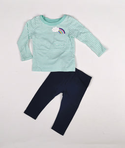 BABY GIRL SIZE 12 MONTHS MIX N MATCH 2-PIECE OUTFIT EUC - Faith and Love Thrift