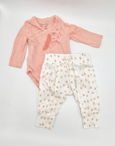 BABY GIRL SIZE 3/6 MONTHS - JESSICA SIMPSON MATCHING OUTFIT VGUC - Faith and Love Thrift