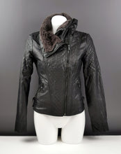 Load image into Gallery viewer, WOMENS SIZE SMALL - GUESS, Faux Leather Moto Jacket GUC - Faith and Love Thrift