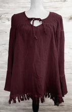 Load image into Gallery viewer, WOMENS SIZE SMALL - Black Swan, Boho Hand Crafted Dress Top NWT - Faith and Love Thrift