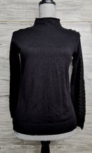 Load image into Gallery viewer, WOMENS SIZE XS - Nanette Lepore Mock Neck, Lace &amp; Wool Blend Sweater EUC - Faith and Love Thrift