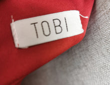 Load image into Gallery viewer, WOMENS SIZE XS - TOBI Red Dress, Cross Back VGUC - Faith and Love Thrift