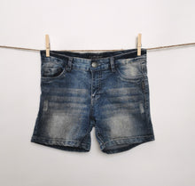 Load image into Gallery viewer, GIRL SIZE 12 YEARS - SILVER JEANS, LACY CUFFED DENIM SHORTS EUC - Faith and Love Thrift