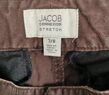 Load image into Gallery viewer, WOMENS SIZE 7/8 - Jacob Connection, Brown Stretch Shorts VGUC - Faith and Love Thrift