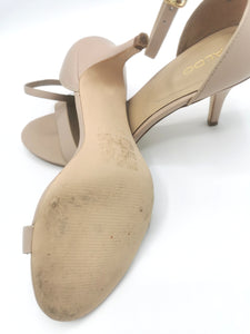 WOMENS SIZE 7.5 - ALDO Leather High Heal Dress Shoes EUC - Faith and Love Thrift