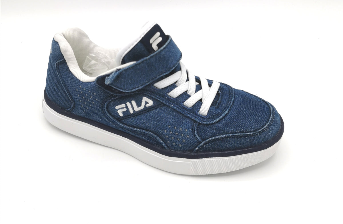 UNISEX SIZE 2 YOUTH FILA Denim Running Shoes EUC B19 Faith