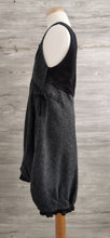 Load image into Gallery viewer, GIRL SIZE 6 YEARS - ELIANE ET LENA, Black & Grey, Wool Dress EUC - Faith and Love Thrift