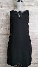Load image into Gallery viewer, WOMENS SIZE 6 - H&amp;M Black Dress, Lace Inset EUC - Faith and Love Thrift