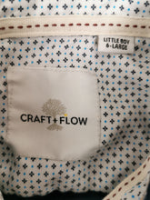 Load image into Gallery viewer, BOY SIZE 6 YEARS - CRAFT & FLOW Short-Sleeve Dress Shirt EUC - Faith and Love Thrift