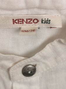 BABY BOY SIZE 12 MONTHS - KENZO KIDS (Japanese Designer Fashion) Dress Shirt EUC - Faith and Love Thrift