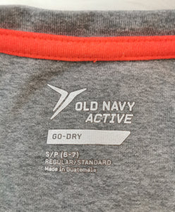 GIRL SIZE SMALL (6/7 YEARS) - OLD NAVY Active Go-Dry Top EUC - Faith and Love Thrift