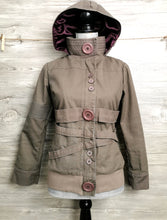 Load image into Gallery viewer, WOMEN SIZE SMALL - SCHWIING Fitted Jacket, Hooded EUC - Faith and Love Thrift
