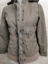 Load image into Gallery viewer, WOMEN SIZE SMALL - SCHWIING Fitted Jacket, Hooded EUC - Faith and Love Thrift